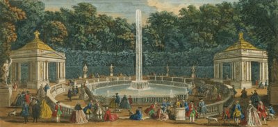The Domes in the Garden at Versailles, pub. by Laurie and Whittle, 1794 by Jacques Rigaud
